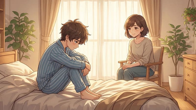 朝起きられない・学校に行けないときの初期対応